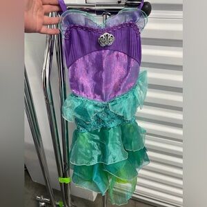 Official Disney store Disneyland toddler girls Ariel costume gown 3T
